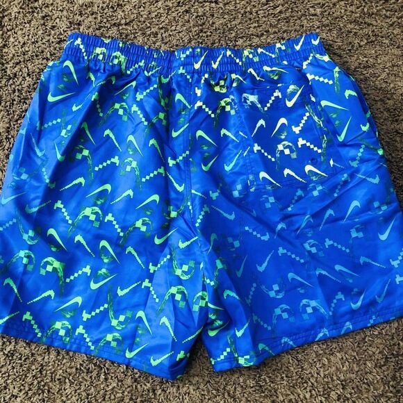 New Nike Digi Swoosh Ombre Lap 7" Swim Blue Trunks Racer Blue Men's Size XL NWOT - Picture 5 of 5
